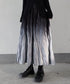 Gradient Wrinkled Skirt